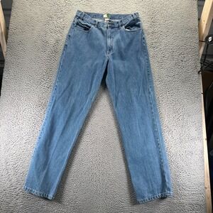 Vintage WearGuard Jeans Mens 34x35 Blue Cotton Denim Straight Travel Workwear